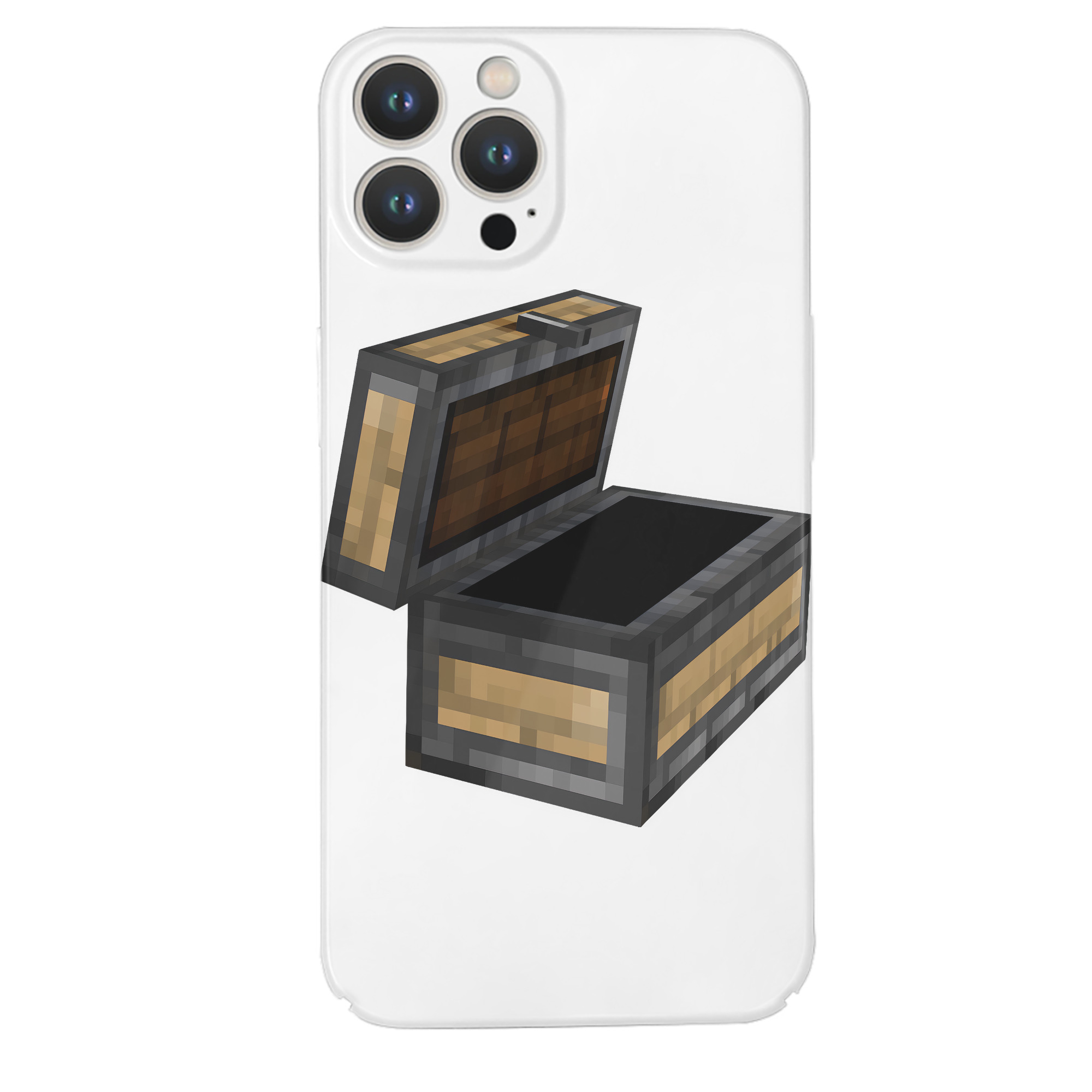 （画像用） マインクラフト ブロックの世界 Minecraft MC Block world 【iPhone 14シリーズ対応】ハードケース
